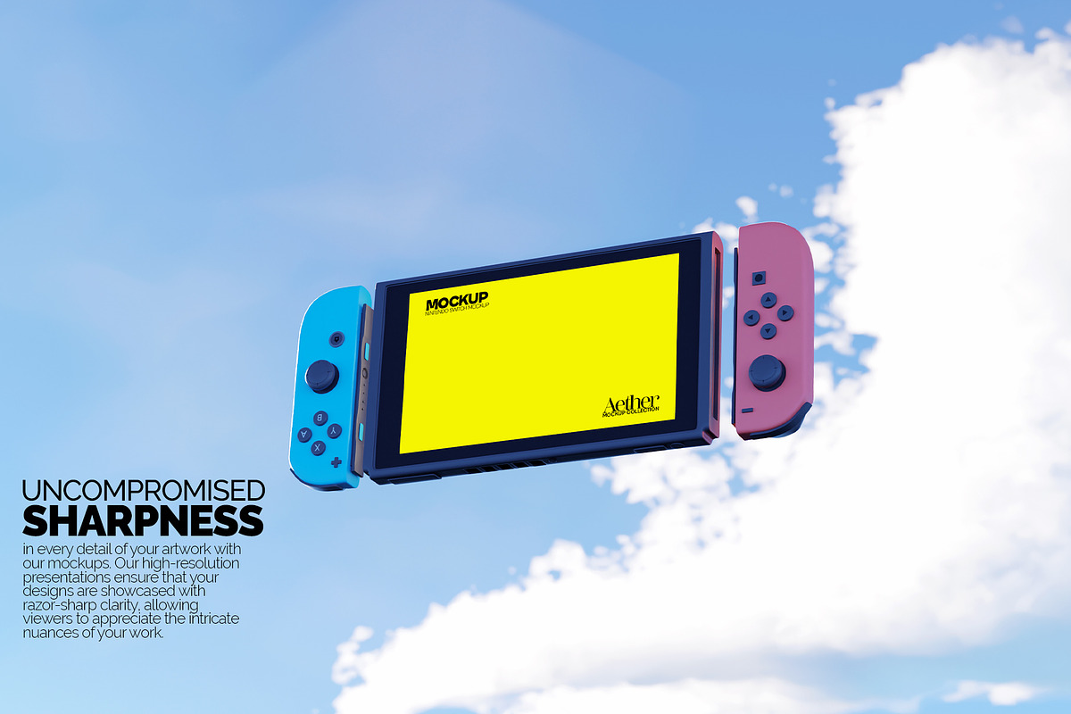 Nintendo Switch Screen Mockup Bundle, an Android Mockup by Banana Mockups (Photo 5 of 6)