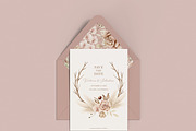 Watercolor Boho Fall Dusty Rose Set, a Decorative Illustration by Carol Lozove (Thumbnail 5 of 74)
