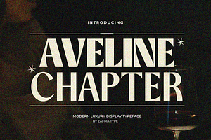 Aveline Chapter, a Sans Serif Font by Zafiratype