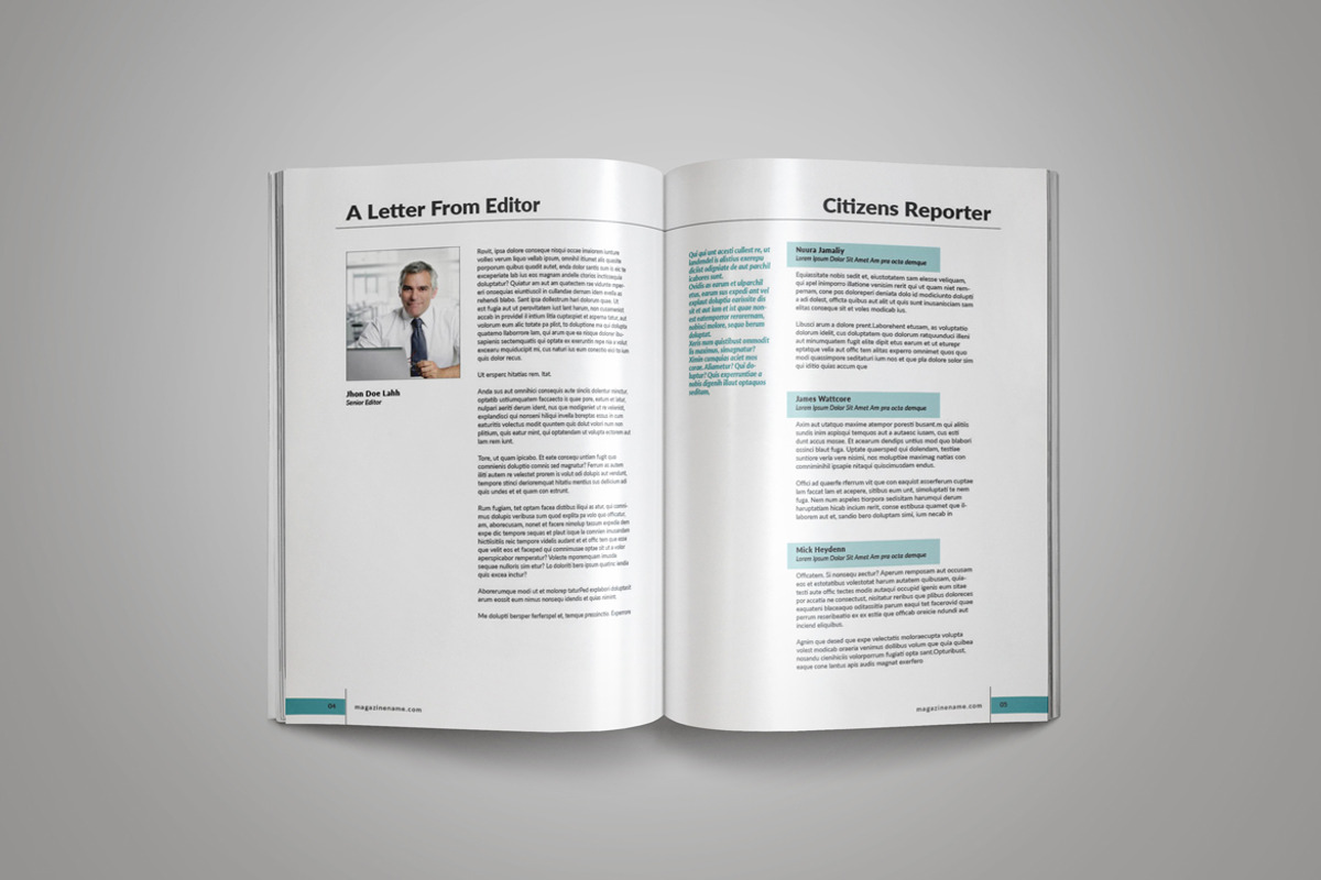 MG Magazine Template, a Magazine Template by Indotitas (Photo 3 of 10)