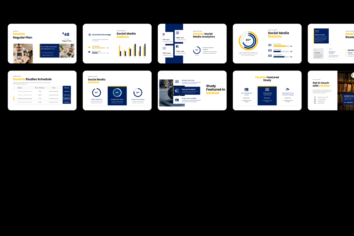 Education School Powerpoint, a Presentation Template by Hammad Arif (Photo 3 of 3)