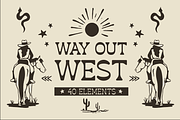 Way Out West - Western Illustration, an Animal Illustration by cmfgraphics (Thumbnail 1 of 2)