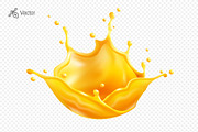 Liquid Beverage Splashes EPS PNG JPG, an Object Graphic by LoopAll (Thumbnail 3 of 4)