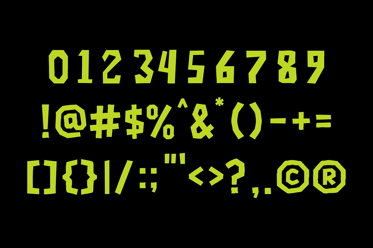 Riot Cut Brutalist, a Blackletter Font by Art StoreID (Photo 5 of 8)