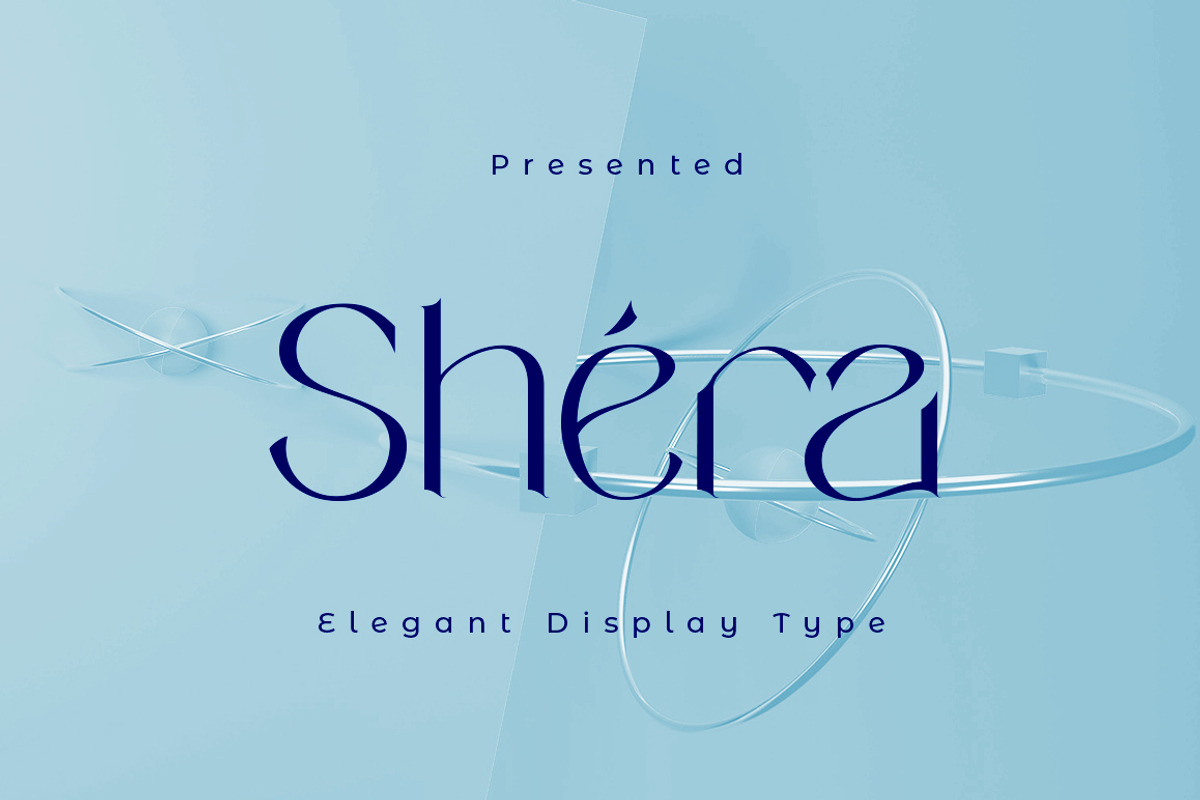 Shera display font, a Font by Alandya TypeFoundry (Photo 1 of 10)