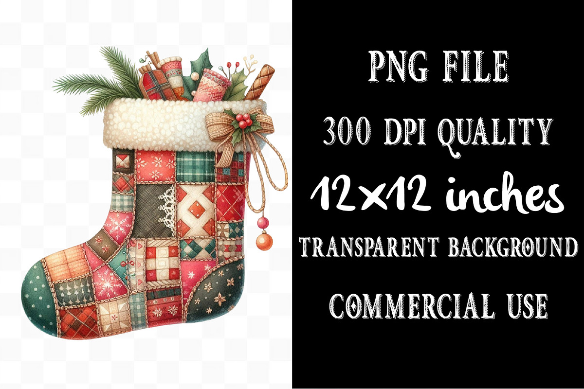 Christmas Watercolor Clipart, an Illustration by Designking (Photo 4 of 5)