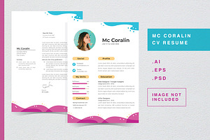 Mc Coralin - CV Resume Template
