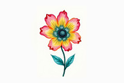 Retro Groovy Flowers Bundle, an Illustration by Amazin_art (Thumbnail 11 of 11)