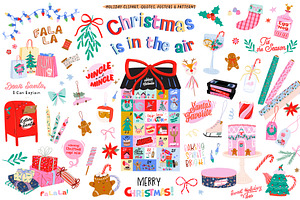 Cozy Christmas Girl Clipart, a Graphic by Ruslana Lubenets