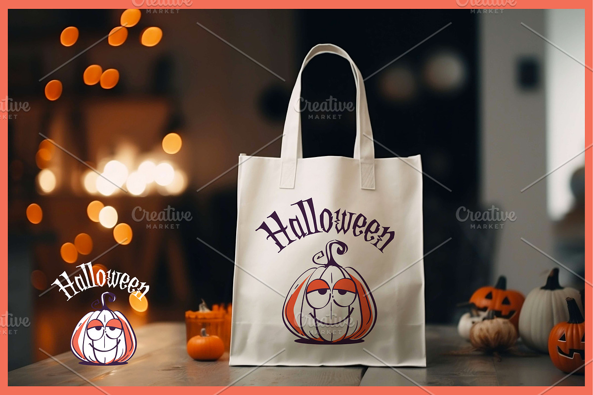 Set of Cartoon Halloween Pumpkins, an Object Graphic by Nearbirds (Photo 4 of 5)