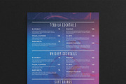 Cocktail / Drinks Menu Template, a Flyer Template by BrandPacks (Thumbnail 4 of 5)