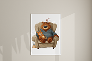 Fathers Day Animal Clipart, an Animal Illustration by Pati Charm Studio (Thumbnail 7 of 7)