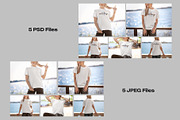 5 Mockup T-Shirt on a Woman, a Shirt Mockup by Grow Design Craft Studio (Thumbnail 7 of 7)