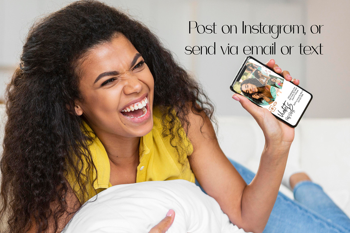 Senior Annoucement Template Card, a Card Template by InstaNoirDesigns (Photo 3 of 9)