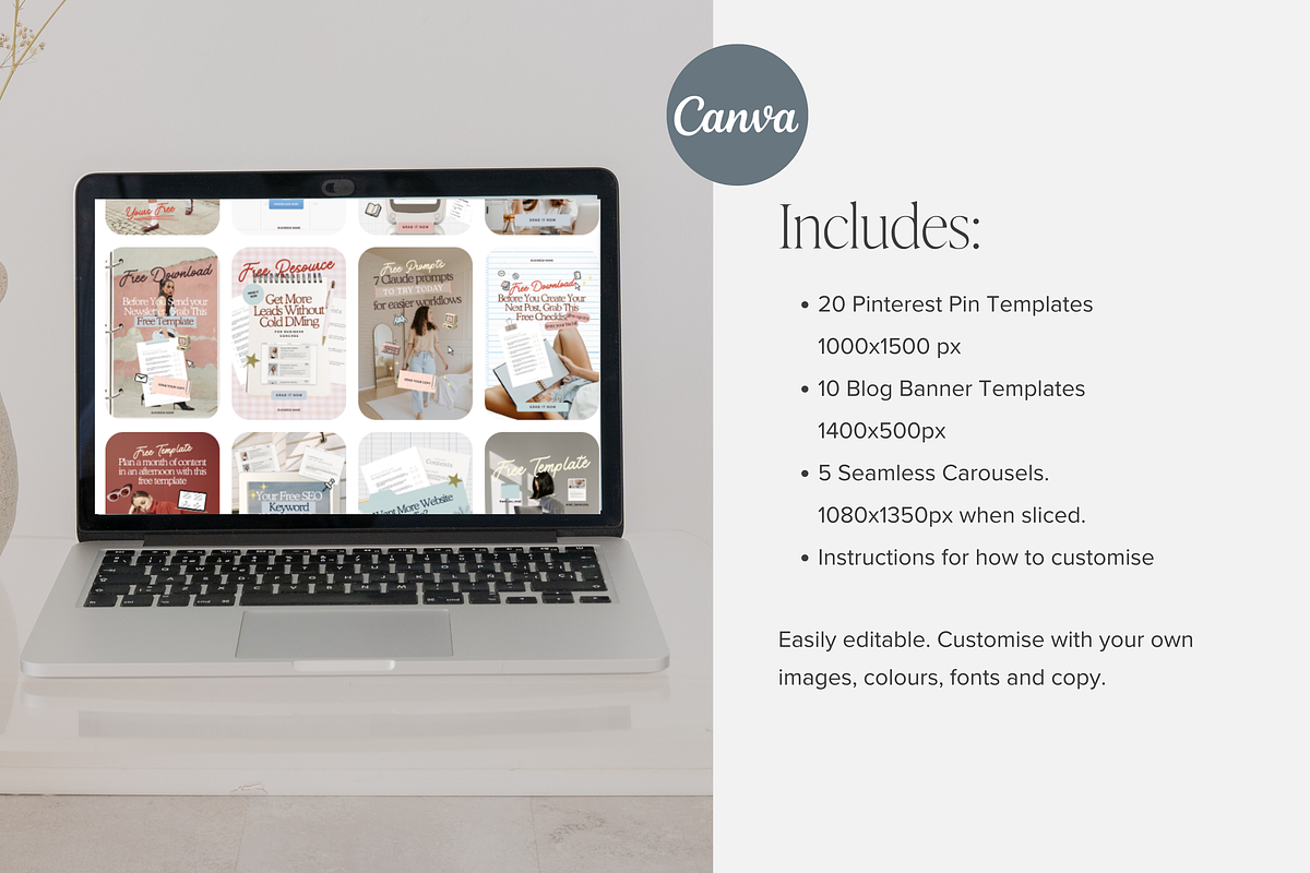 Lead Magnet Promo Templates Canva, a Marketing Template by Tabitha Emma (Photo 4 of 6)