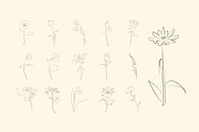 Flower Line Art Illustration, an Illustration by GravitaSign (Thumbnail 3 of 3)
