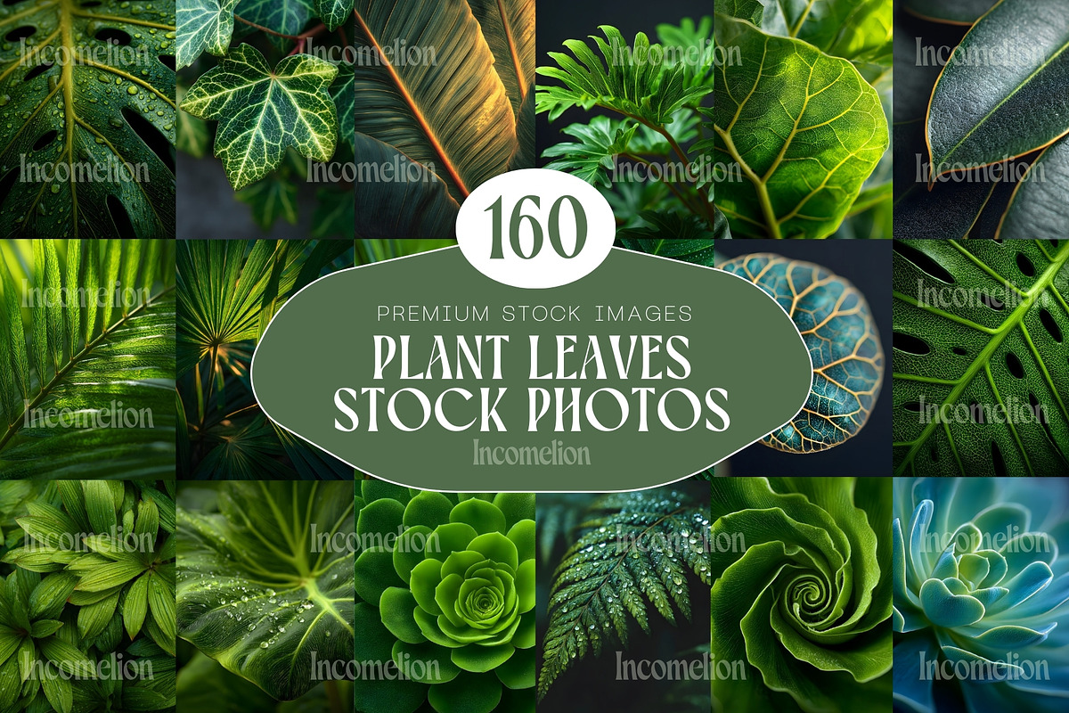 160 Plant Leaves Stock Photos, a Nature Photo by Incomelion (Photo 1 of 15)