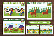 Farm Activity Pages for Kids, an Education Illustration by Gulnara Sabirova (Thumbnail 13 of 19)
