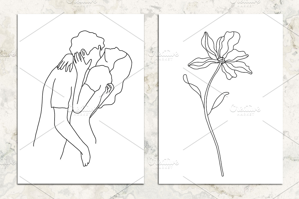 Line Art Print, a Decorative Illustration by Miracles Everywhere (Photo 6 of 6)