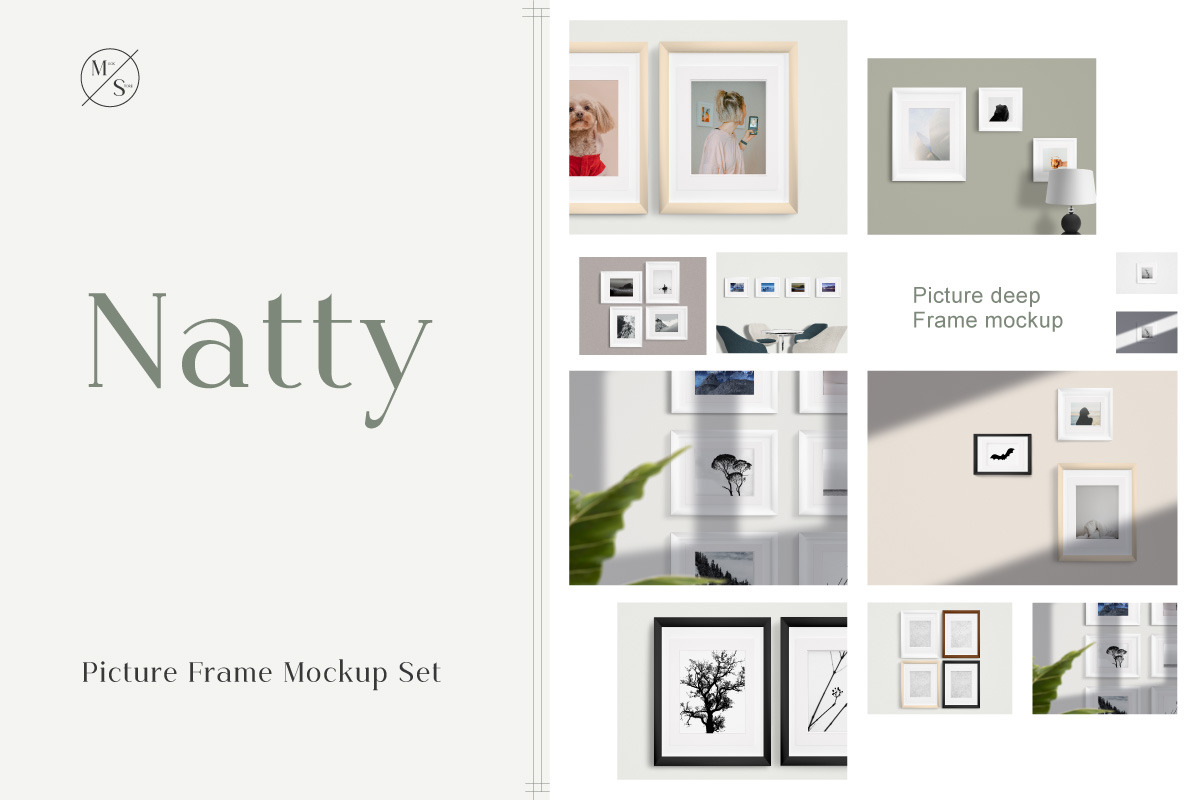 Natty Picture Frame Mockup Set, a Product Mockup by Mockstore (Photo 2 of 12)