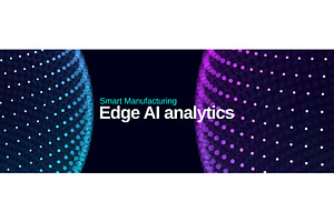 Smart manufacturing edge ai, a Technology Illustration by RDShop