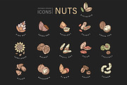 Nuts & seeds icons & logos, an Icon by Merfin (Thumbnail 9 of 9)