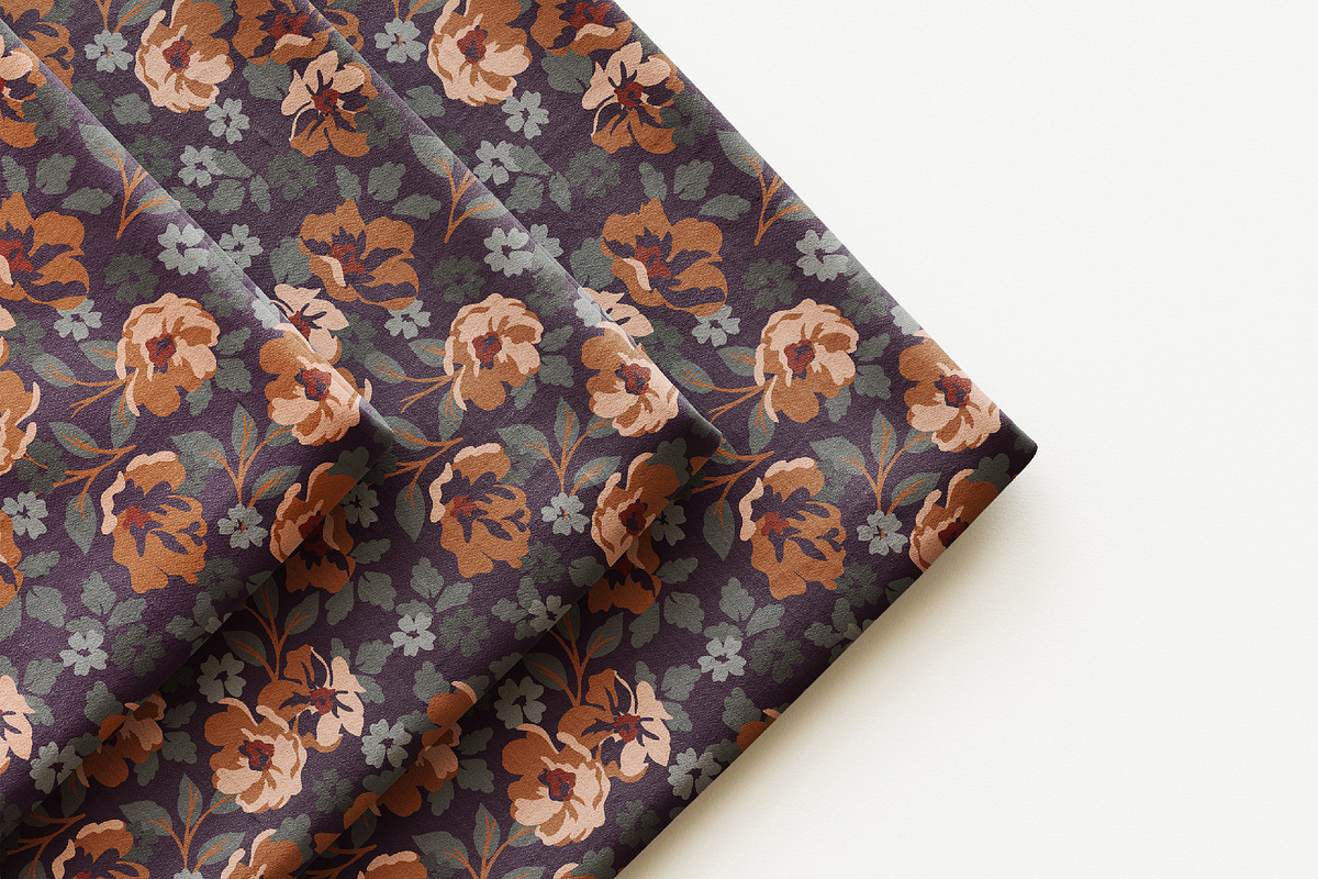 Vintage Floral Seamless Pattern, a Pattern Graphic by StudioGlouna (Photo 10 of 11)
