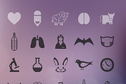 80 VETERINARY icons, a Templates & Theme by Palau (Thumbnail 4 of 4)
