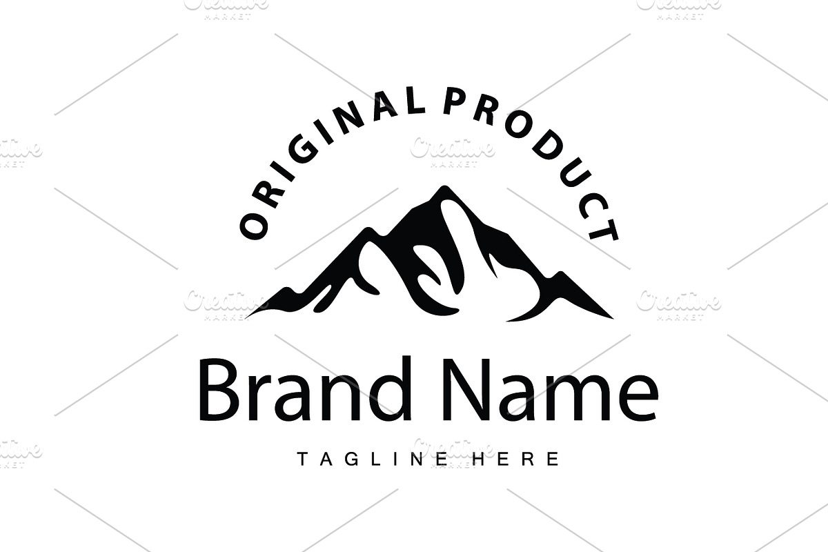 Mountain Logo Design Vector, a Branding & Logo Template by Maylianaw28