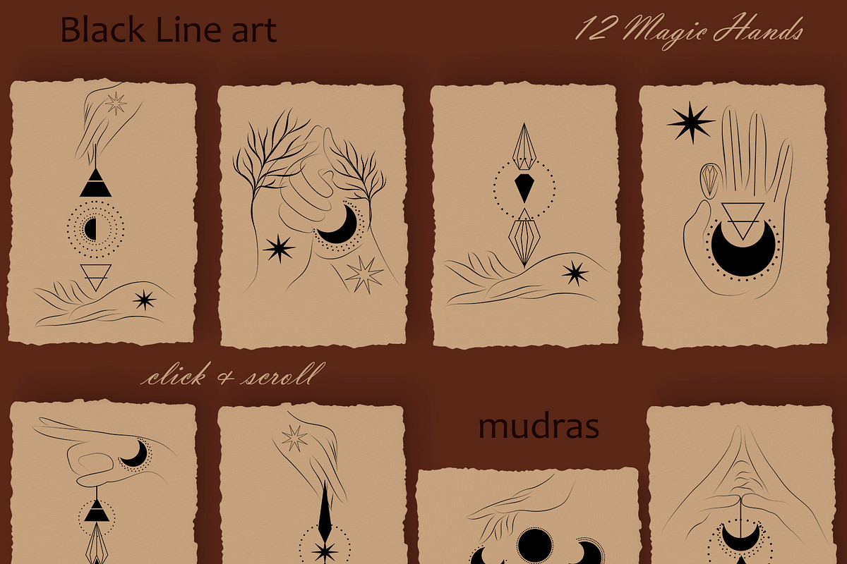 LINE ART BUNDLE COLORS OF MAGIC, an Animal Illustration by ArtOLB (Photo 7 of 13)
