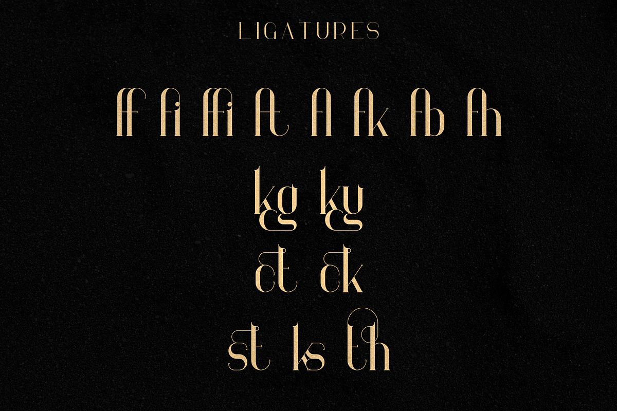 Georgia Luxurious Serif font + Extra, a Serif Font by VP Fonts (Photo 11 of 13)