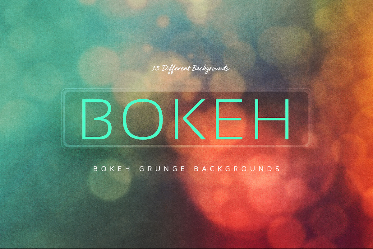 15 Bokeh Grunge Backgrounds V4 preview 6