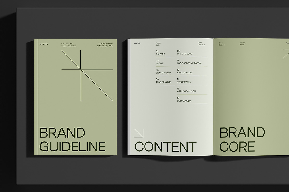 Brand Guidelines, a Stationery Template by Neermana (Photo 2 of 10)