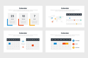 Calendar Infographics Template