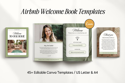 Airbnb Welcome Book Canva Templates