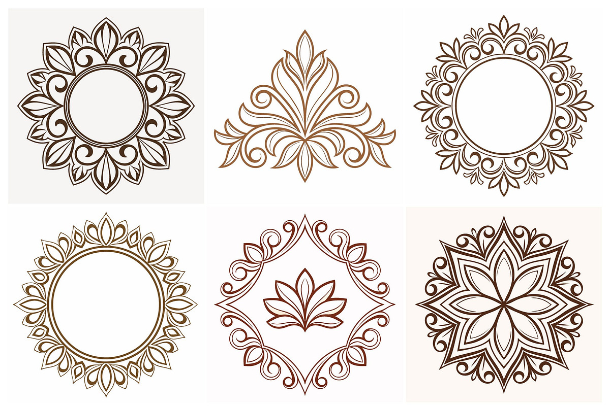 Intricate ornamental floral designs, an Object Graphic by Billah Hub