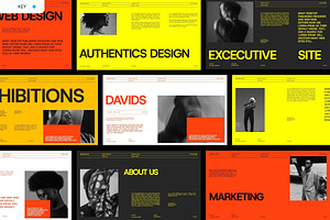 Davids - Brand Portfolio Keynote, a Presentation Template by Creatorism