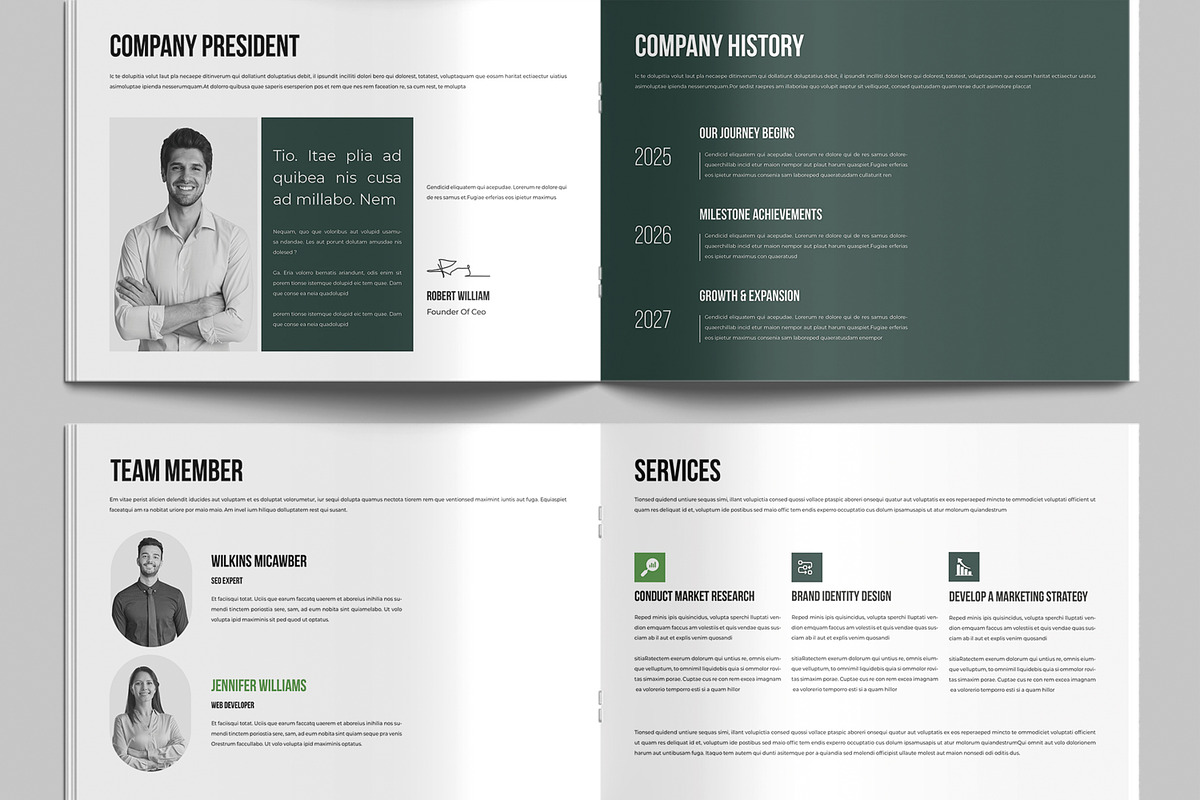 Company Brochure Landscape Design preview 4