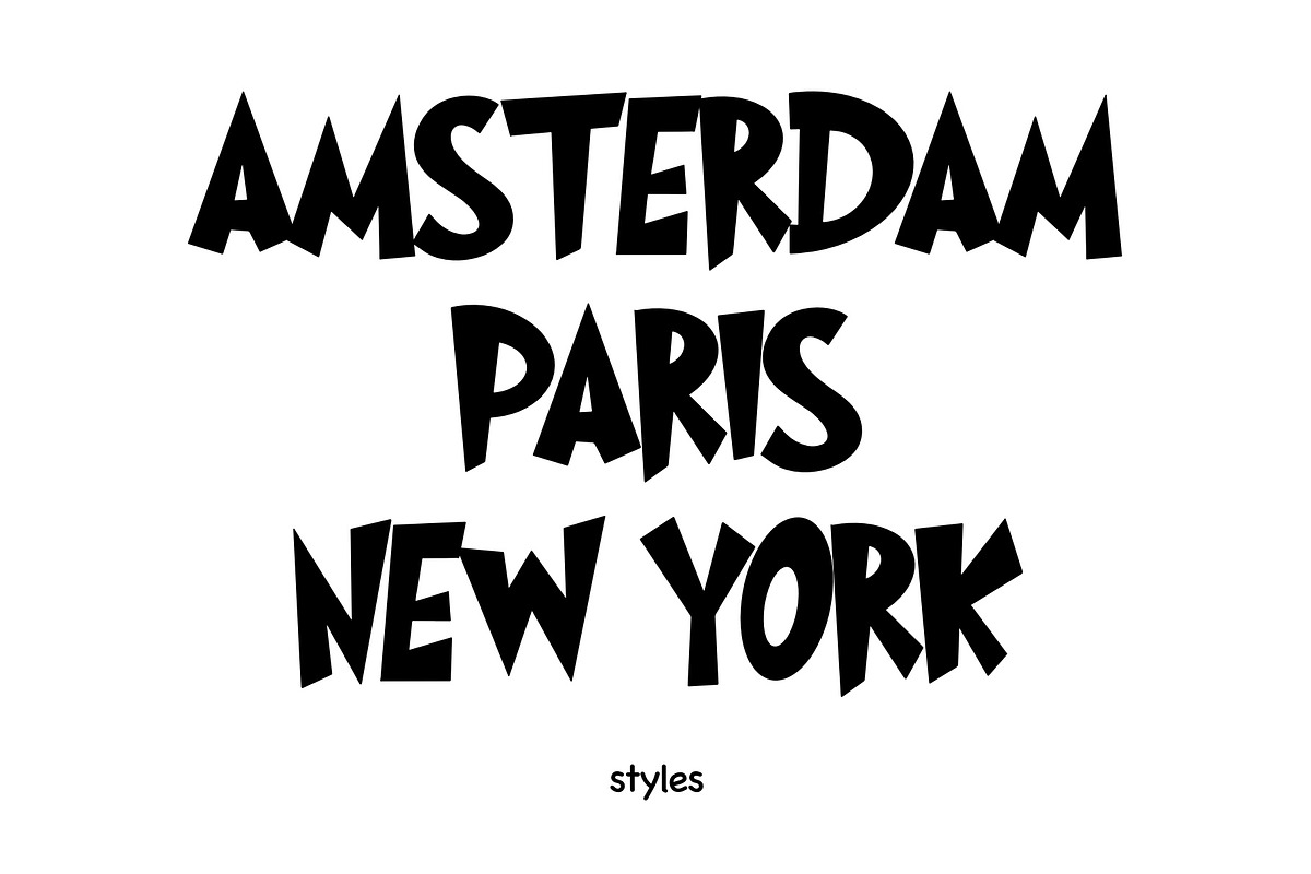 Granch Font - Cartoon Fun Font, a Sans Serif Font by ariodsgn (Photo 6 of 9)