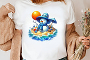 Watercolor Tropical Aloha Christmas, an Illustration by Canvas Craft (Thumbnail 5 of 7)