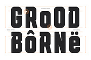Brodhera - Bold Condensed Sans Font, a Sans Serif Font by Typia Nesia (Thumbnail 3 of 12)