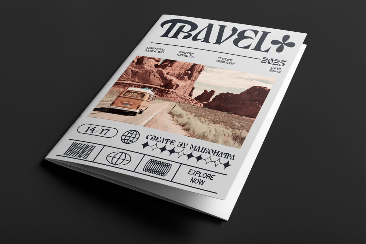 Tarsica - Modern Psychedelic Font, a Serif Font by MaikoHatta (Photo 8 of 9)