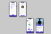 Mobile SaaS Dashboard Interface Kit, a Templates & Theme by studiogstock (Thumbnail 3 of 3)