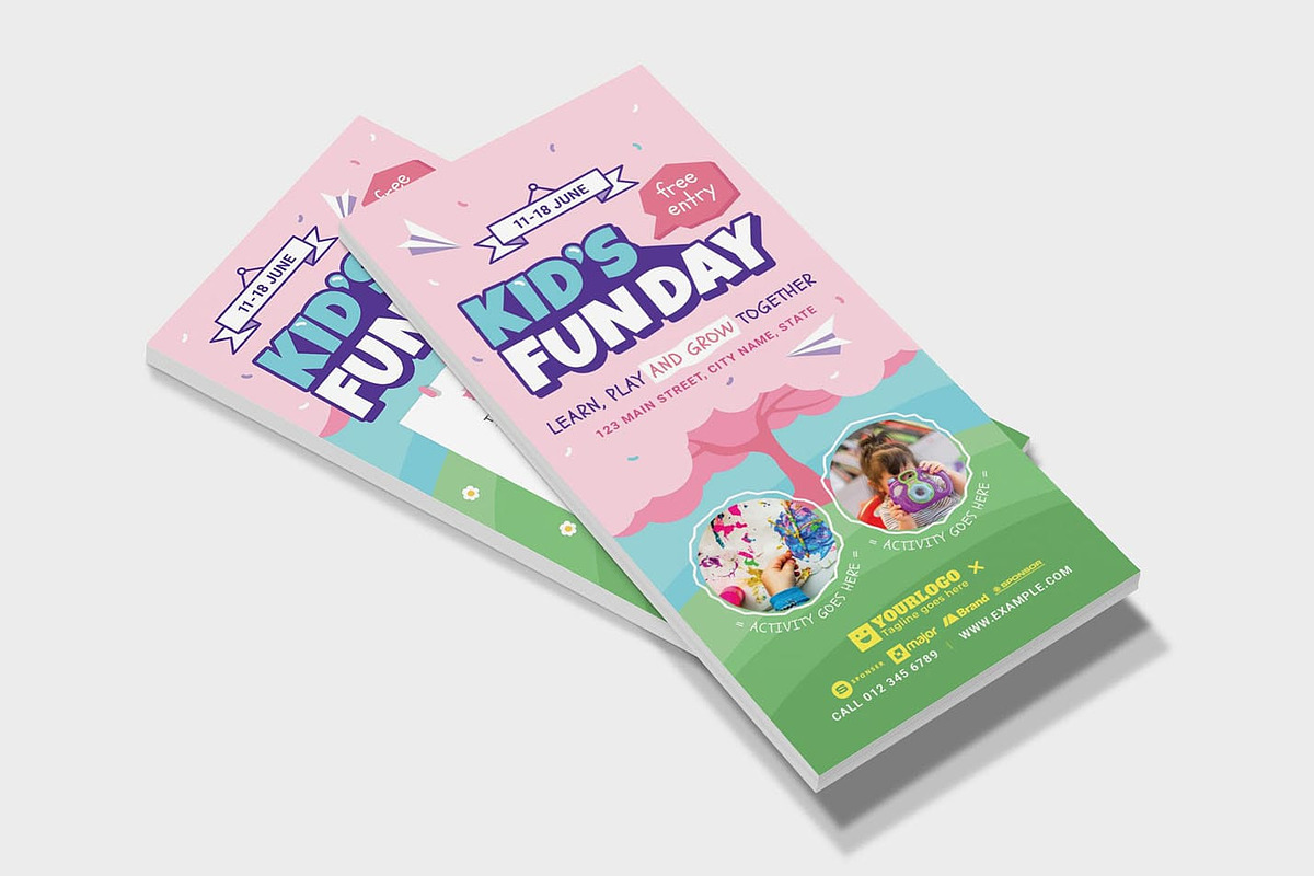 Kid’s Fun Day Flyer Templates, a Flyer Template by BrandPacks (Photo 8 of 8)