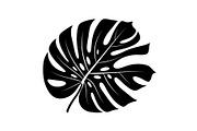 Monstera Leaf Silhouette Bundle, an Illustration by yasushie (Thumbnail 9 of 31)