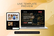 Catering Services Website Template, a Landing Page Template by Kromatic Design Studio (Thumbnail 4 of 10)