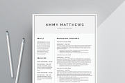 Word Resume & Cover Letter Template, a Resume Template by DemeDesign (Thumbnail 1 of 4)