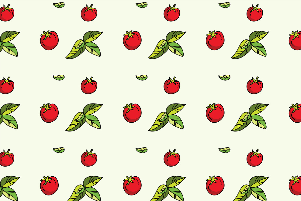 Food pattern, a Background Graphic by Olga Stanis (Photo 4 of 5)