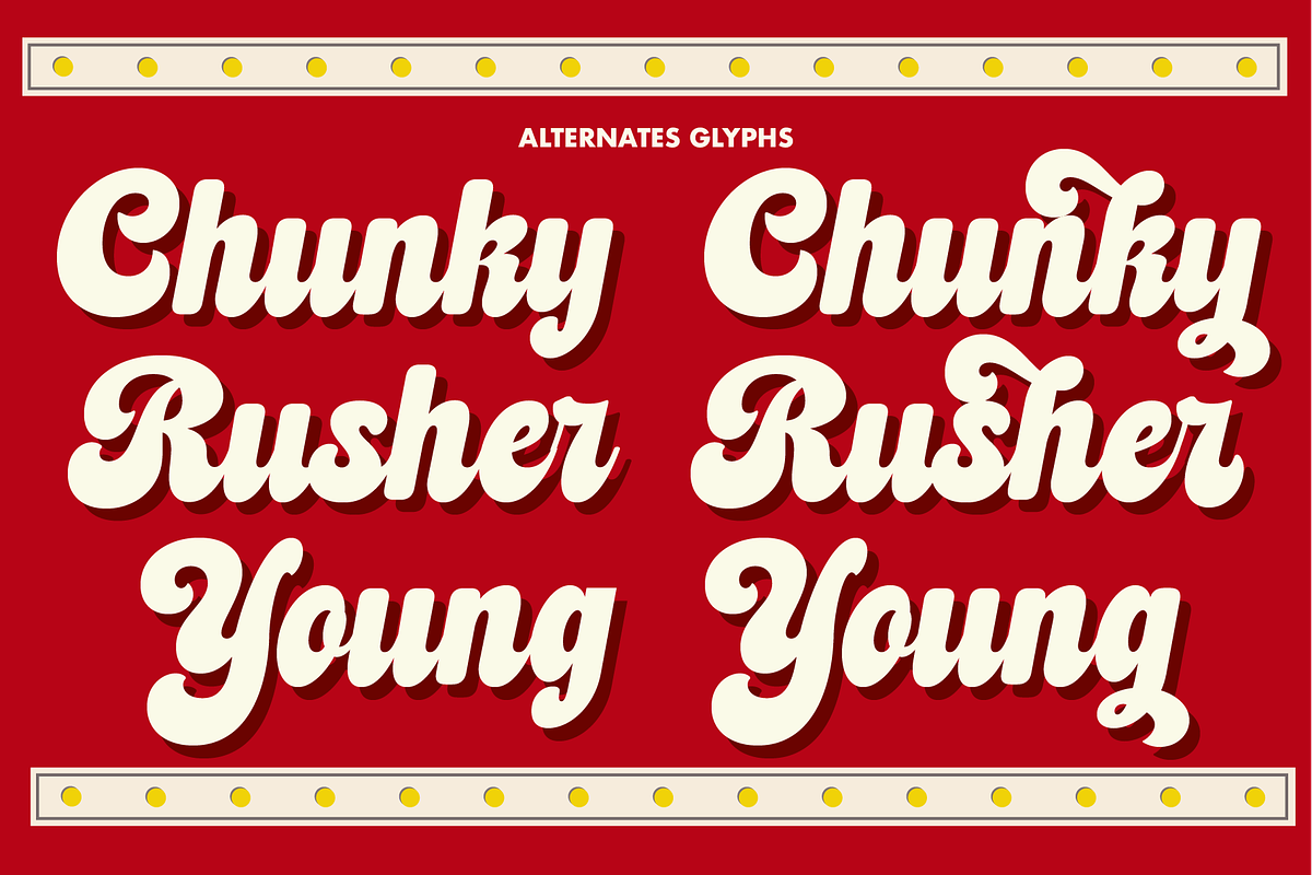 Padle Candy | Chunky Script, a Script Font by Jolicia Type (Photo 3 of 10)