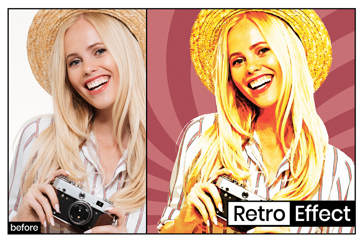 Retro Poster Effect, an Action Add-On by PSD Action (Photo 7 of 7)